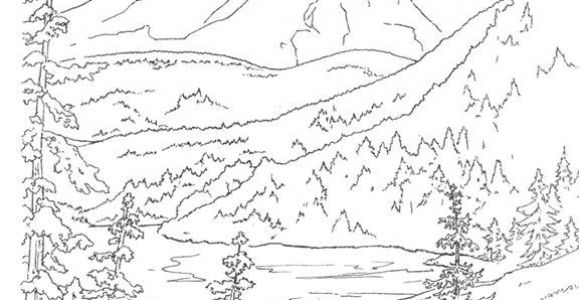 Coloriage A Imprimer Paysage Nature Woods Landscape Coloring Pages Google Search