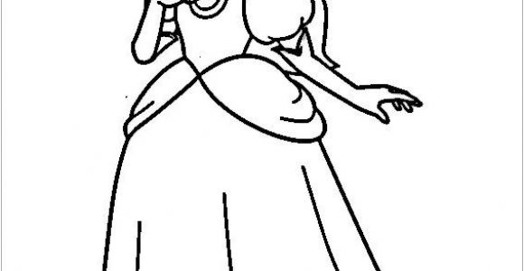 Coloriage A Imprimer Peach Dibujos Para Colorear Mario Bross 35