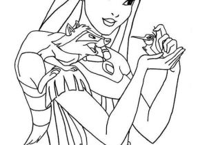 Coloriage à Imprimer Pocahontas Coloriage Pocahontas à Colorier Dessin à Imprimer