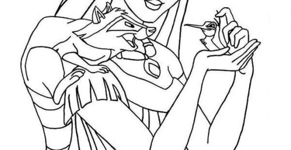 Coloriage à Imprimer Pocahontas Coloriage Pocahontas à Colorier Dessin à Imprimer