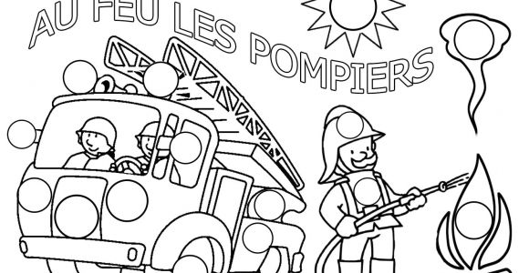 Coloriage à Imprimer Pompier 10 Coloriage A Imprimer De Pompier