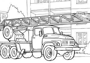 Coloriage à Imprimer Pompier Fire Engine Coloring Pages to and Print for Free