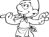 Coloriage A Imprimer Schtroumpfs Coloriage Schtroumpf Gourmand à Imprimer Sur Coloriages Fo
