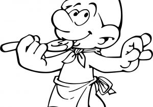 Coloriage A Imprimer Schtroumpfs Coloriage Schtroumpf Gourmand à Imprimer Sur Coloriages Fo