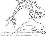 Coloriage à Imprimer Sirene Et Dauphin 45 Nouveau S De Coloriage De Dauphin   Imprimer