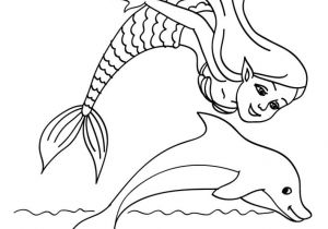 Coloriage à Imprimer Sirene Et Dauphin 45 Nouveau S De Coloriage De Dauphin   Imprimer