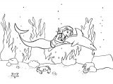 Coloriage à Imprimer Sirene Et Dauphin Coloriage   Imprimer Gratuit Coloriage Dauphin   Imprimer