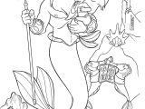 Coloriage A Imprimer Sirene Gratuit King Triton and Little Ariel Coloring Page
