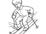 Coloriage à Imprimer Ski Coloriage De Ski Freestyle
