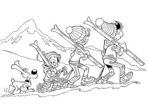 Coloriage à Imprimer Ski Coloriage Ski Les Beaux Dessins De Sport à Imprimer Et