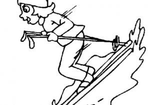Coloriage à Imprimer Ski Ski Coloriage Ski En Ligne Gratuit A Imprimer Sur