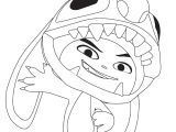 Coloriage à Imprimer Stitch Dessin Fille Kawaii Facile Disney
