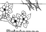 Coloriage à Imprimer Sur Le Printemps Dessin De Printemps