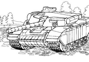 Coloriage A Imprimer Tank Militaire Dessins Gratuits   Colorier Coloriage Militaire   Imprimer