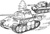 Coloriage A Imprimer Tank Militaire Dessins Gratuits   Colorier Coloriage Militaire   Imprimer