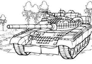 Coloriage A Imprimer Tank Militaire Dessins Gratuits   Colorier Coloriage Militaire   Imprimer