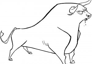 Coloriage à Imprimer Taureau 10 Coloriage De Taureau Gratuit