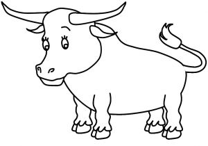 Coloriage à Imprimer Taureau Coloriage Taureau à Imprimer Gratuit Sur Cocoloriage