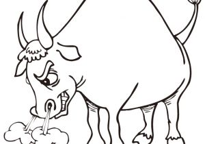 Coloriage à Imprimer Taureau De Taureau A Imprimer Qs47
