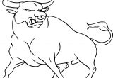 Coloriage à Imprimer Taureau De Taureau A Imprimer Qs47