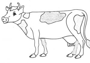 Coloriage A Imprimer Vache Coloriage Vache à Colorier Dessin à Imprimer