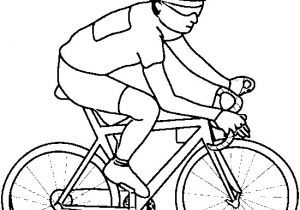Coloriage à Imprimer Velo Dessin De Vélo Un Sprint Contre La Montre Coloriages De