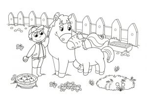 Coloriage à La Ferme Coloriage Ferme 20 Modèles à Imprimer