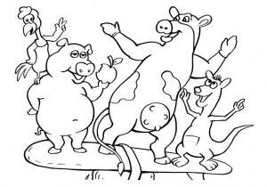Coloriage à La Ferme Ferme Coloriage Colorier Les Enfants Marnfozine