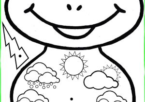 Coloriage à La Maternelle Grenouille Météo Grand format à Colorier Et à Faire