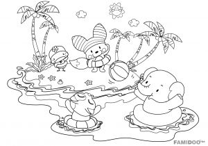 Coloriage à La Plage 56 Dibujos De Playas Para Colorear Oh Kids