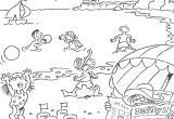 Coloriage à La Plage Beach 8 Nature – Printable Coloring Pages