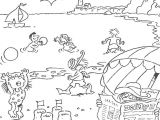 Coloriage à La Plage Beach 8 Nature – Printable Coloring Pages