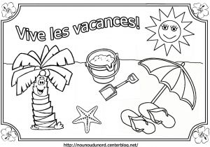 Coloriage à La Plage Plage 91 Nature – Coloriages à Imprimer