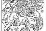 Coloriage A Telecharger Noel Christmas Unicorn Adult Coloring Page Coloring Book Holidays Fantasy