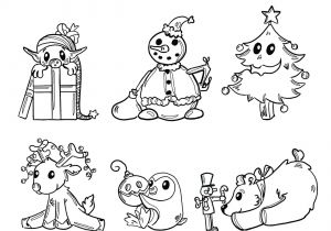 Coloriage A Telecharger Noel Dessin Des Amis Du P¨re Noel   Imprimer Gratuit