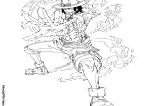 Coloriage Ace One Piece Coloriage E Piece à Imprimer