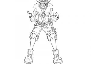Coloriage Ace One Piece E Piece Portgas D Ace Action