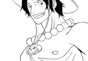Coloriage Ace One Piece Portgas D Ace Est Un Coloriage De E Piece