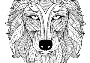 Coloriage Adulte Difficile Animaux Free Coloring Page Coloring Incredible Wolf by Bimdeedee Incredible