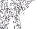 Coloriage Adulte Flamant Rose Elephant Clip Art Coloring Pages Printable Adult Coloring Book Hand