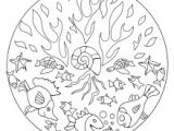 Coloriage Adulte Fond Marin Mandalas De Difficulté normale Mandalas Zen & Anti Stress