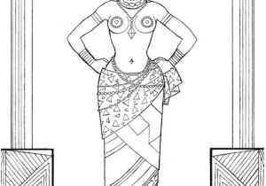 Coloriage Africain Kirikou Coloriage De Karaba La sorci¨re