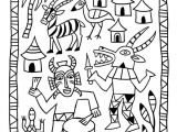 Coloriage Afrique De Zigomar 4 Senoufo