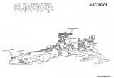 Coloriage Albator Coloriage Vaisseau Arcadia Albator