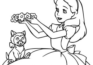 Coloriage Alice Au Pays Des Merveilles A Imprimer Coloriage Disney Alice Au Pays Des Merveilles à Imprimer