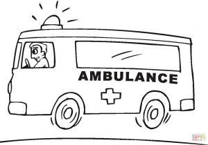 Coloriage Ambulance En Ligne Coloriage Ambulance
