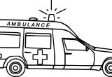 Coloriage Ambulance En Ligne Coloriage Ambulance Samu   Imprimer
