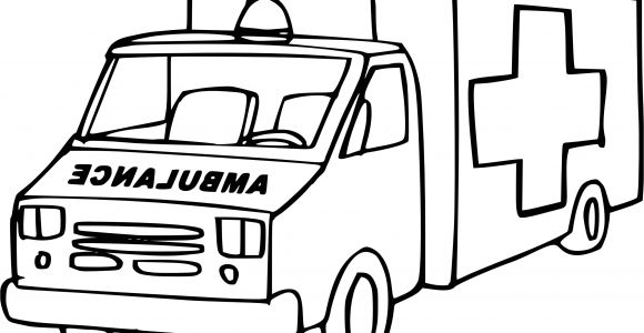 Coloriage Ambulance Gratuit Coloriage Ambulance   Imprimer