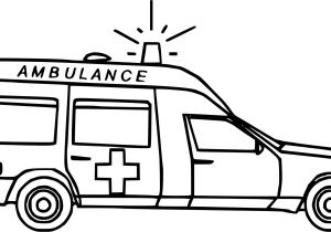 Coloriage Ambulance Gratuit Coloriage Ambulance Samu   Imprimer