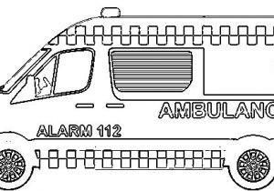 Coloriage Ambulance Gratuit Coloriages D Ambulances   Imprimer Coloriage   Imprimer